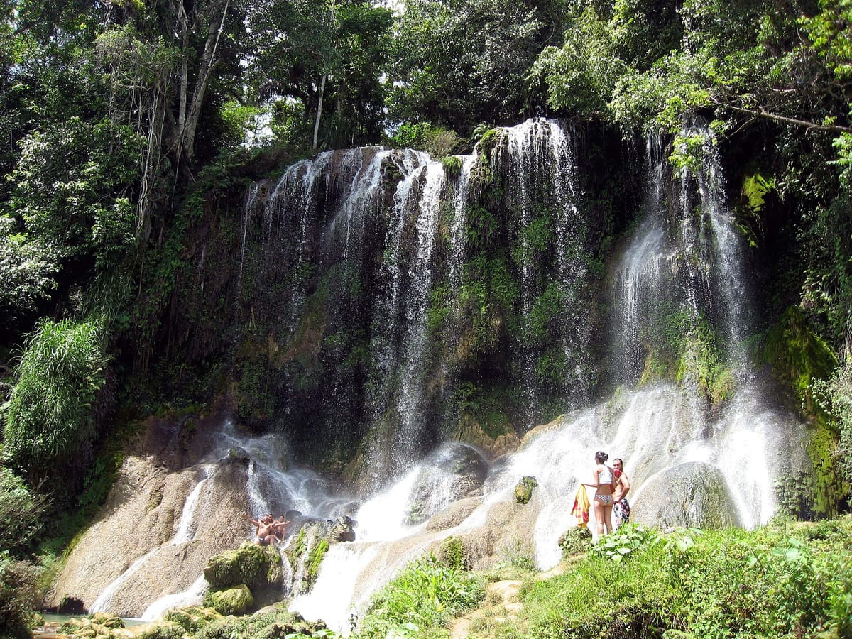 El Nicho Waterfalls